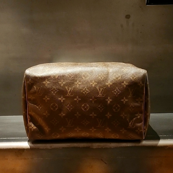 Authentic LOUIS VUITTON Speedy 30 Monogram Canvas Boston Hand Bag Purse - Picture 3 of 14
